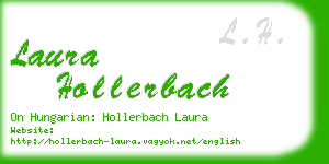 laura hollerbach business card